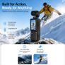 32GB 4K UHD Video Recording Pocket Camera  Webcam, USB-C Charging, 32G Memory Image 2