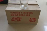 Coca Cola 6 Italian Glasses in the original box