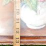 Vintage Vase of Flowers, original Oil on Canvas, signed  framed, 13,5" x 11,5" Image 9