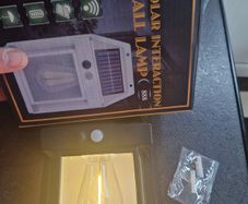 Outdoor solar sensor light garden or camping