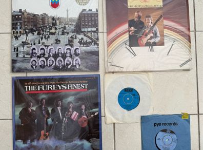 Irish music vinyl bundle including The Fureys and Joe Dolan