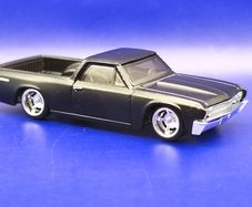 Hot Wheels '67 El Camino with custom wheels.