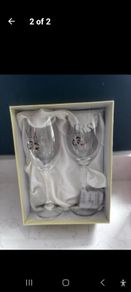 Mr. & Mrs. wine glasses