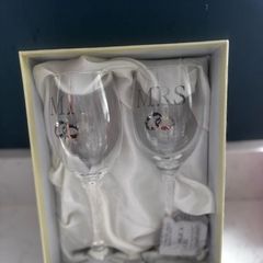 Mr. & Mrs. wine glasses