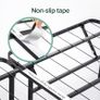King Size Bed frame - 5ft (150 x 200 cm) - 14'' Height - Folding Bed with Storage Space Underneath - Great for Guest - Zero Assembly - Black Image 4
