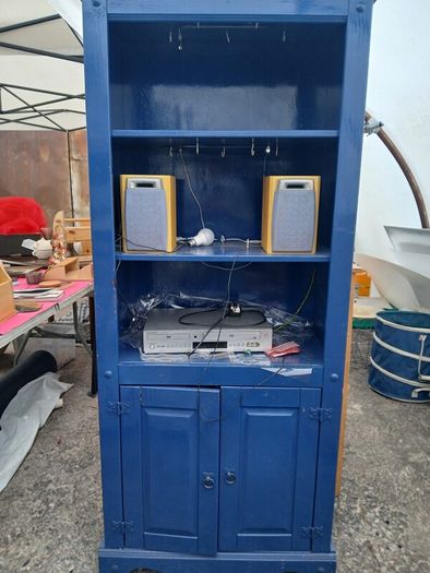 Blue Kitchen Dresser