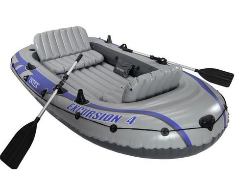 Dinghy Boat Fishing Set Oars Bag Pump 4 Man Free Delivery