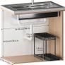 Under Sink Storage 2 Pack, 2 Tier Pull Out Cabinet Organizers for Kitchen, Bathroom Organization Image 6