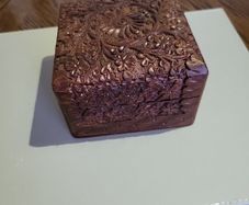Trinket box carved