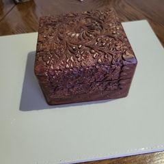 Trinket box carved