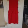 Stunning Peplum tailored red dress Image 5