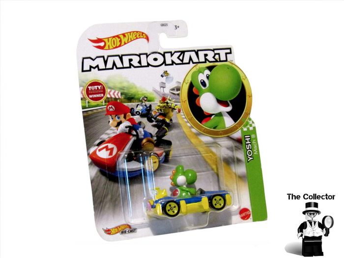 Hot Wheels Mario Kart Green Yoshi Diecast Car Brand New Sealed