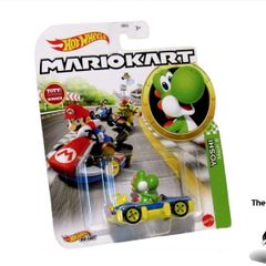 Hot Wheels Mario Kart Green Yoshi Diecast Car Brand New Sealed