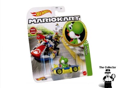 Hot Wheels Mario Kart Green Yoshi Diecast Car Brand New Sealed