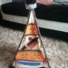 native Indian teepee lamp