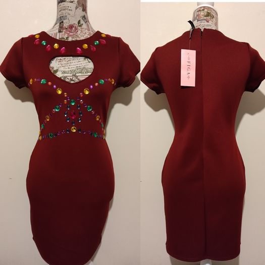 Beautiful Bodycon Dress, New With Tags