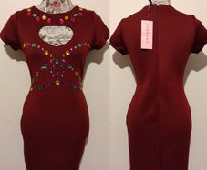Beautiful Bodycon Dress, New With Tags