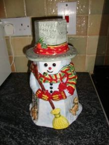 Snowman Cookie Jar
