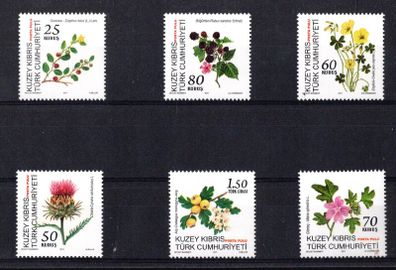 2011 Cyprus Flora Local Plants and Fruits Commemorative Stamps Mint Never Hinged (MNH)