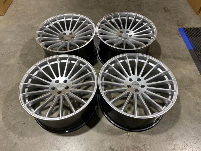 22" Inch Str4 Wheels 5x112 66.6 Bmw Jeep X5 X6 G05 G06 X5m X6m F95 F96