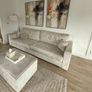 Beautiful Custom Ivory 5-Seater Sofa + Storage Tab Image 5