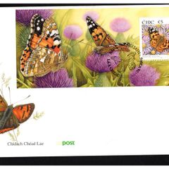 2005 Ireland Fauna & Flora Butterflies Miniature Sheet An Post First Day Cover (FDC)