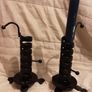 two nice metal candle holders Image 3