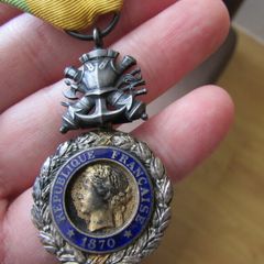 France 1870.Medal.Medaille Militaire.For Meritious Service and Bravery.