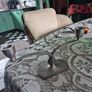 Just Anderson Danish  1930s Vintage art deco pewter candlebra Image 2