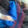 Black & Purple mini skirt. Size S Image 5