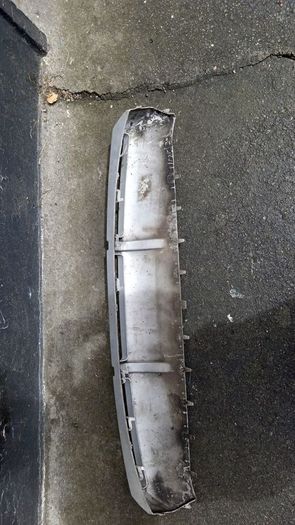 2015 skoda octavia scout front bumper bottom trim lip