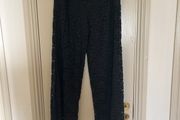 Vintage black lace trousers