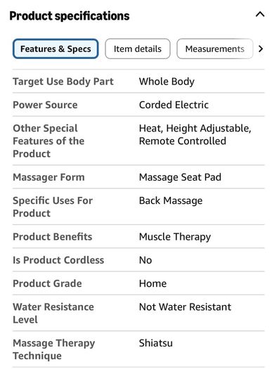 HoMedics Massage Chair