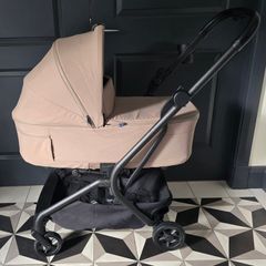 Silver Cross Nia Champagne Compact Travel Stroller with Carrycot