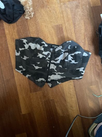crop top bustier size 16