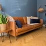 EZ Living Piper 3 Seater Charme Cigar Leather Image 3