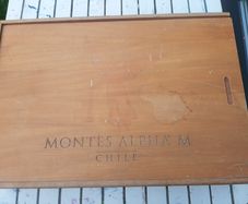 Wooden wine box
