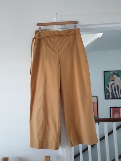 Liu Jo Mustard Trousers Size Uk 10