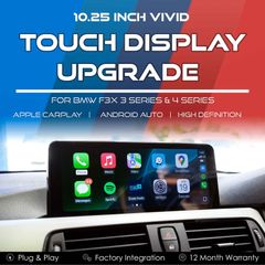 Bmw Car Screen Upgrade Small To Big With Car Play + Android Auto