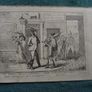 2 x Mid 19th Century Engraved Caricatures by George Cruikshank Image 8