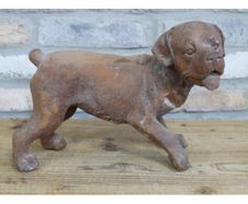 Small Cast Iron Rusty Dog D11481