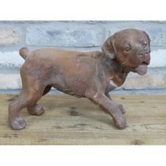 Small Cast Iron Rusty Dog D11481