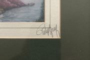 Phillip Gray framed original print of the Gougan Barra Co. Cork