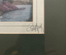 Phillip Gray framed original print of the Gougan Barra Co. Cork
