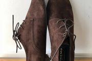 Premoli brown suede lace up shoes new, 8/41