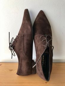 Premoli brown suede lace up shoes new, 8/41