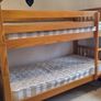 Solid Pine Bunk Beds - includes two single mattresses Image 2