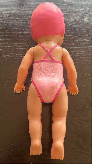 Zapf Baby born My First Swim 30 cm Bath Doll EUC