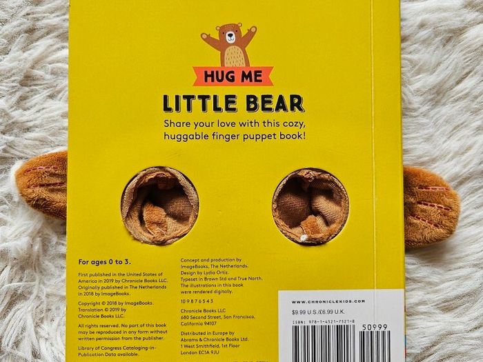 Huge Me Little Bear Finger Puppet Book