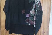 Wallis floral handkerchief top (free post)